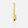 The banana Knotted banana-shaped bag charm