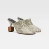 The Bisou mules Geometric-heel mules