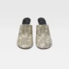 The Bisou mules Geometric-heel mules