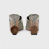 The Bisou mules Geometric-heel mules
