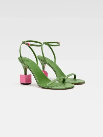 The Bisou sandals Geometric heel sandals