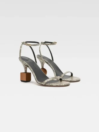 The Bisou sandals Geometric heel sandals