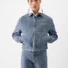 The Canevas de-Nîmes denim jacket Zipped denim jacket