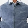 The Canevas de-Nîmes denim jacket Zipped denim jacket