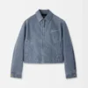 The Canevas de-Nîmes denim jacket Zipped denim jacket