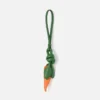 The carrot Knotted carrot-shaped bag charm