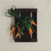 The carrot Knotted carrot-shaped bag charm