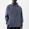The Cuadro long-sleeve shirt Asymmetric Business-striped shirt