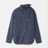 The Cuadro long-sleeve shirt Asymmetric Business-striped shirt
