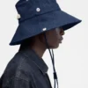 The de-Nîmes denim bucket hat Stitched bucket hat