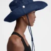 The de-Nîmes denim bucket hat Stitched bucket hat