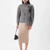 The Doppio knit skirt Knit pencil skirt