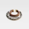 The ear jewelry Trio of geometric ear-cuffs