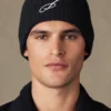 The Espiral beanie Embroidered monogram beanie