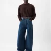 The Espiral de-Nîmes denim pants Twisted-seam jeans