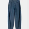 The Espiral de-Nîmes denim pants Twisted-seam jeans