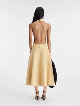 The Favola dress Suede halter dress