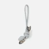 The fish Knotted fish-shaped bag charm