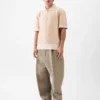 The Gio polo shirt Zipped knit polo shirt