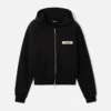 The Gros Grain zipped hoodie Grosgrain logo zip hoodie
