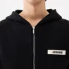 The Gros Grain zipped hoodie Grosgrain logo zip hoodie