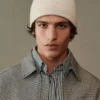 The J beanie Fine-ribbed beanie