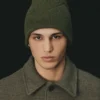 The J beanie Ribbed knit beanie
