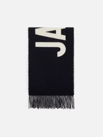 The Jacquemus scarf Fringe logo scarf