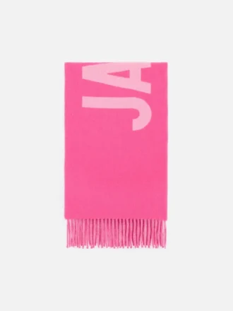 The Jacquemus scarf Fringe logo scarf
