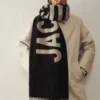 The Jacquemus scarf Fringe logo scarf