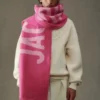 The Jacquemus scarf Fringe logo scarf