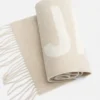 The Jacquemus scarf Fringe logo scarf