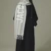 The Jacquemus scarf Fringe logo scarf