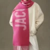 The Jacquemus scarf Fringe logo scarf