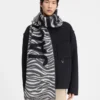 The Jacquemus scarf Fringe logo scarf