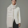 The Jacquemus scarf Fringe logo scarf