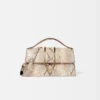 The large Bambino Cross-body metal flap bag