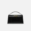 The large Bambino Cross-body metal flap bag