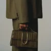 The large Bambino Metal flap bag