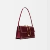 The long Bambino Long metal flap bag