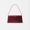 The long Bambino Long metal flap bag