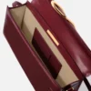 The long Bambino Long metal flap bag