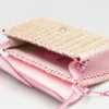 The long wicker Bambino Wicker flap bag