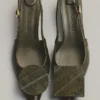 The low Duelo slingbacks Circle and square kitten heels