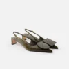 The low Duelo slingbacks Circle and square kitten heels