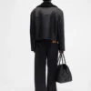 The Marino jacket Short shearling pea coat