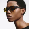 The Marino sunglasses Matte rectangular sunglasses