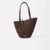 The medium Bambola Medium asymmetric bucket bag
