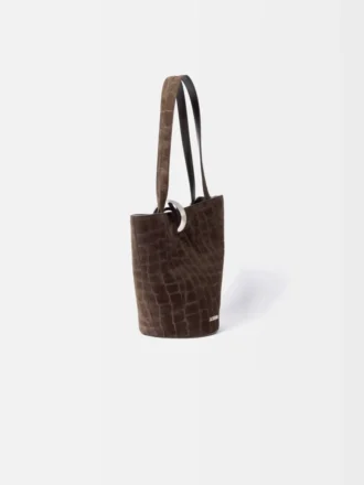 The medium Bambola Medium asymmetric bucket bag
