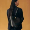The medium Bambola Medium asymmetric bucket bag